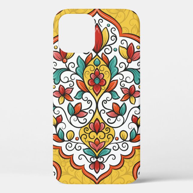 Colourful floral ornament seamless pattern Case-Mate iPhone case (Back)