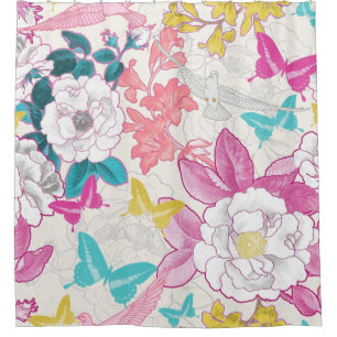 Colourful floral pattern
