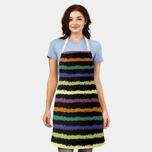 Colourful Floral Pattern Apron