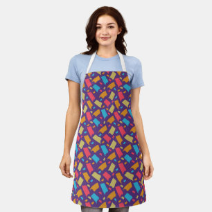 Colourful Floral Pattern Apron