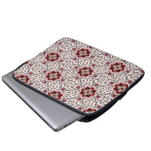 Colourful Floral Pattern Laptop Sleeve