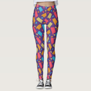 Colourful Floral Pattern Leggings