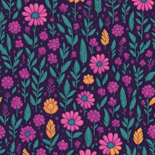 Colourful Floral Pattern Leggings – Vibrant Botani