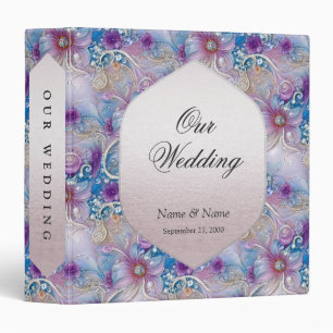Colourful Floral Pearly Gems Album Binder