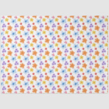 Colourful Floral Print Tissue Paper