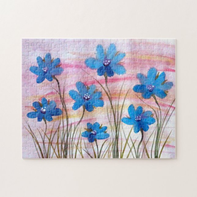 Colourful Floral Puzzle (Horizontal)