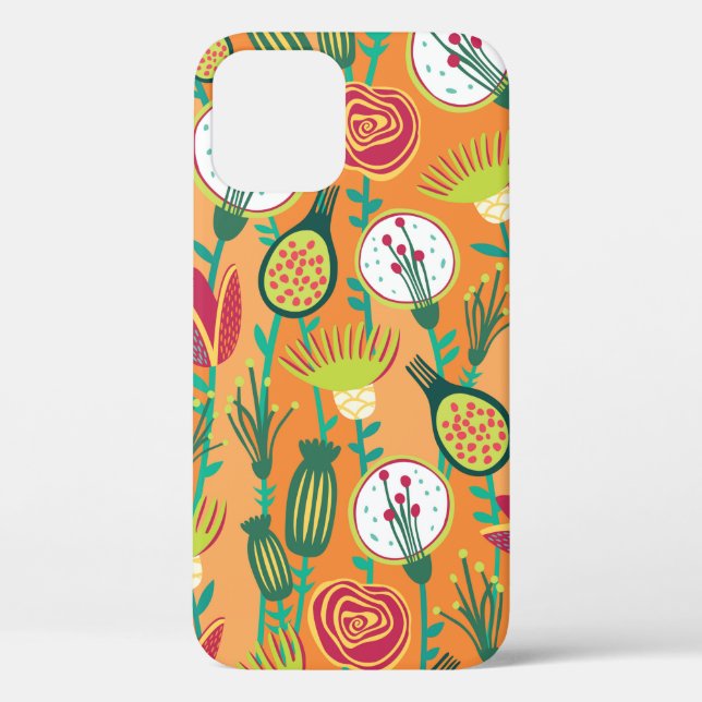 Colourful floral seamless pattern Case-Mate iPhone case (Back)
