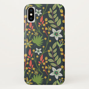 Colourful floral seamless pattern flowers and leav Case-Mate iPhone case