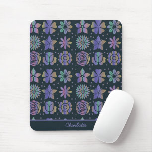 Colourful floral seamless pattern personalized nam mouse pad