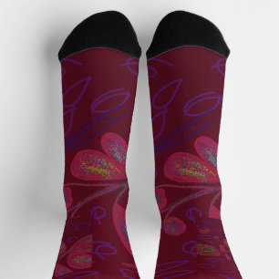 Colourful Floral Socks
