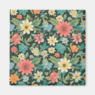 Colourful Floral/Spring Magnet