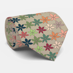 Colourful Floral  Tie