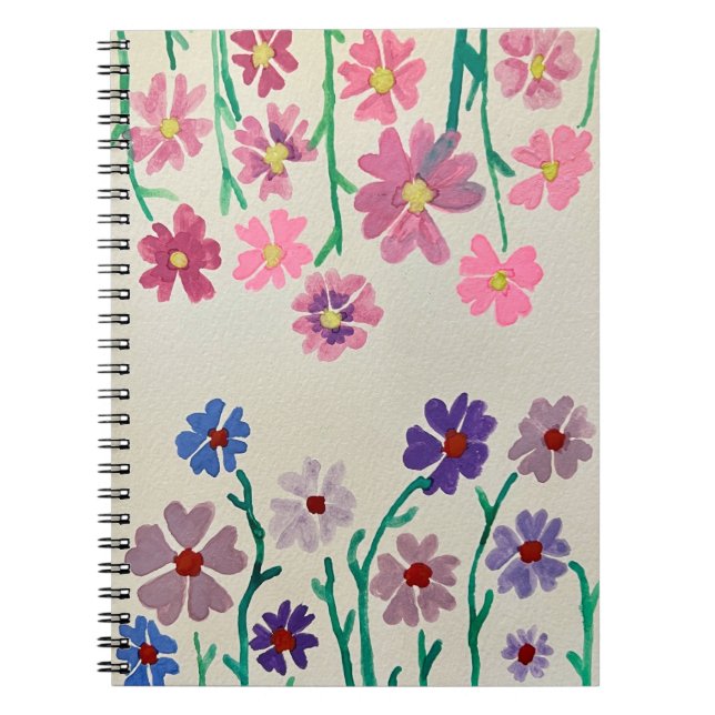 Colourful Floral Watercolor Journal (Front)