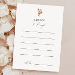 Colourful Floral Wedding Advice Card<br><div class="desc">Celebrate your love with the Colourful Floral Wedding Advice Card design, a vibrant fusion of romantic boho fairytale charm and elegant botanical beauty. Featuring an artful arrangement of delicate watercolor florals and sophisticated styling, this design evokes the enchantment of a blooming flower garden, perfect for weddings in spring, summer, or...</div>