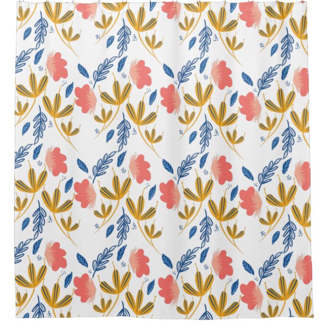 Colourful Florals Greenery Garden Pattern (Front)