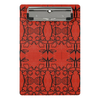 Colourful flower and veggies art mini clipboard