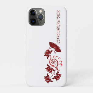 Colourful flower art gift iPhone 11 pro case
