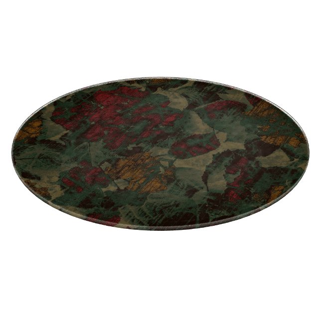 Colourful flower camouflage pattern cutting board (Corner)