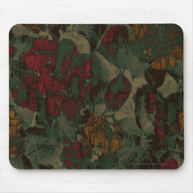 Colourful flower camouflage pattern mouse pad (Front)