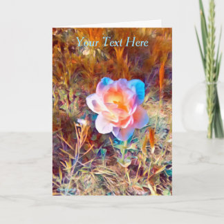 Colourful Flower Card
