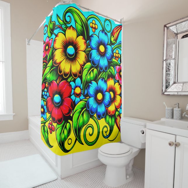 Colourful Flower Design (In Situ)