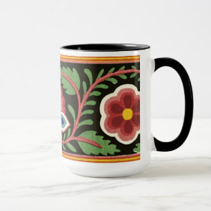Colourful Flower Design - Mug