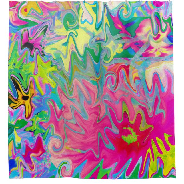 Colourful Flower Garden Abstract Collage (Front)