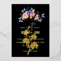 Colourful Flower gold tree wedding