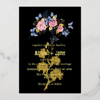 Colourful Flower gold tree wedding