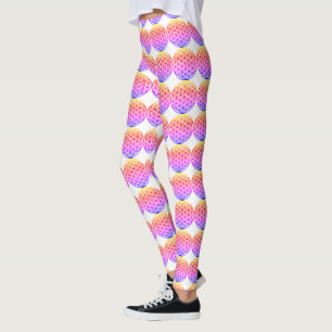 Colourful Flower of Life Leggings