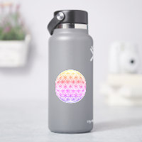 Colourful Flower of life, scared geometry, zen
