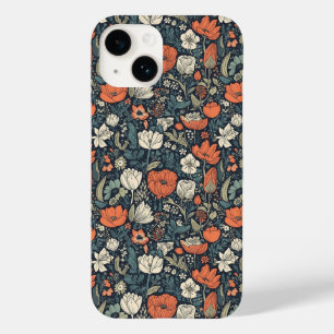 Colourful Flower Pattern Case-Mate iPhone 14 Case