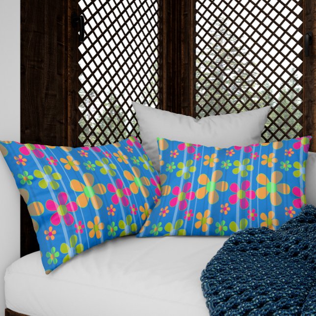 Colourful Flower Pattern Pillow Case (Creator Uploaded)