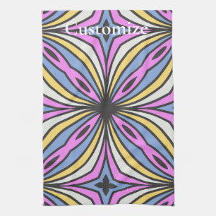 Colourful Flower Petals  Thunder_Cove Kitchen Towel