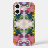 Colourful Flower Petals Watercolor Pattern Paintin