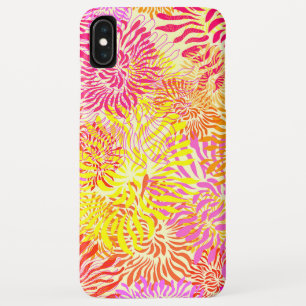 Colourful Flower Print iPhone XS Max Case