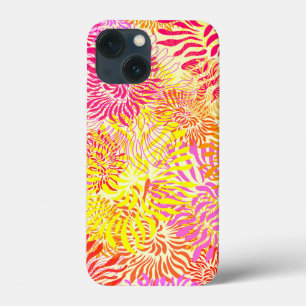Colourful Flower Print iPhone 13 Mini Case
