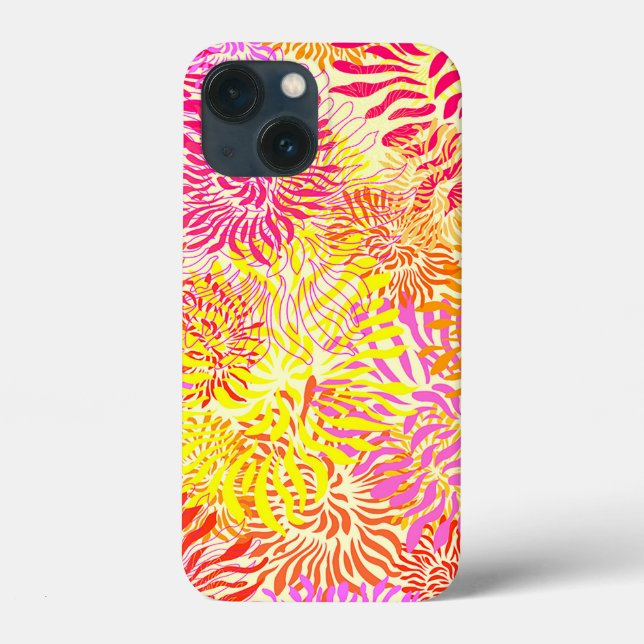 Colourful Flower Print Case-Mate iPhone Case (Back)