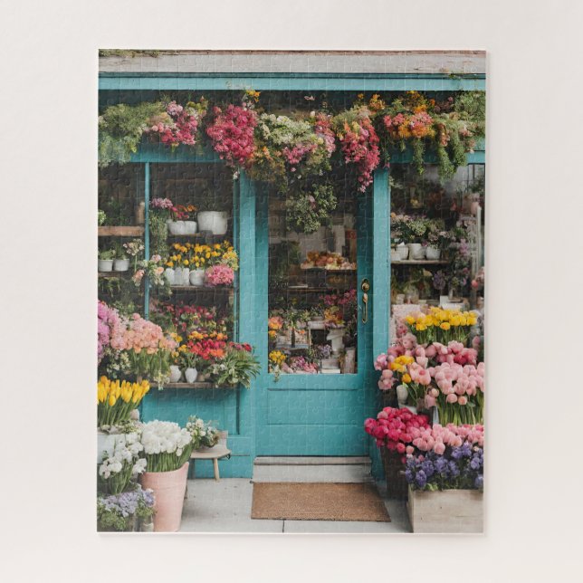 Colourful Flower Shop Puzzle (Vertical)