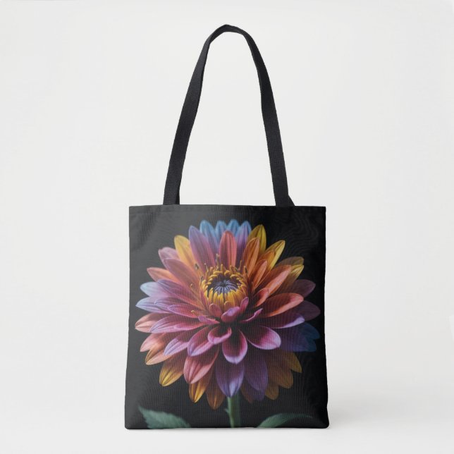 Colourful Flower Tote (Front)