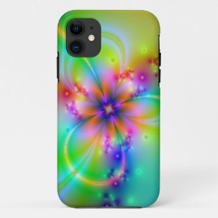 Colourful Flower With Ribbons iPhone 11 Case