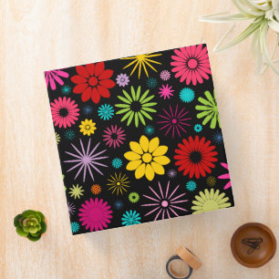 Colourful Flowers 2 Inch Binder