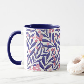 Colourful Flowers Abstract Painting Mug
