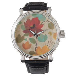 Colourful Flowers and Buds Watch