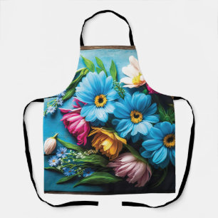 Colourful Flowers Apron