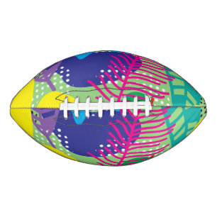 Colourful flowers background football