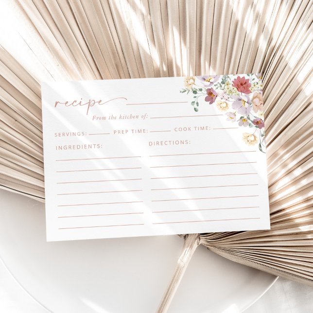 Colourful Flowers, Boho, Bridal Shower Recipe (Creator Uploaded)