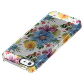 Colourful Flowers Bouquet Seamless Pattern GR4 Uncommon iPhone Case (Top)
