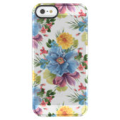 Colourful Flowers Bouquet Seamless Pattern GR4 Uncommon iPhone Case (Back)