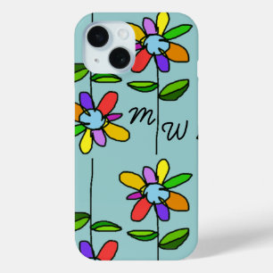 colourful Flowers iPhone 15 Case